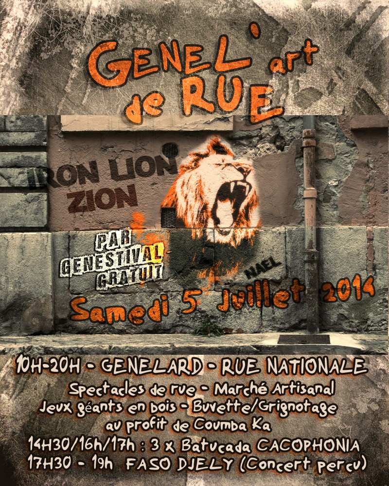 Affiche Genel-art de rue 2014