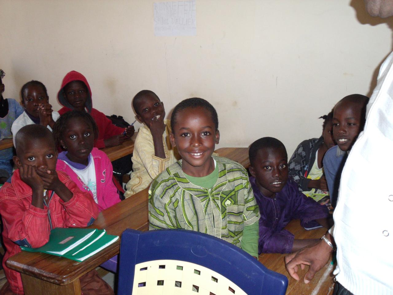 ndiouga a l'ecole